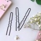 100PCS U Shaped Hair Pins, 2.4 inch Hair Pins for Buns Ballet Bun Hair Pins for Women with Storage Box
