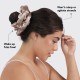 Satin Hair Scrunchies for Women Girls, Stylish Satin Hair Ties Cute Satin Hair Scrunchie for Styling 2Pcs