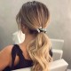 Hair Ties Elastic Hair Scrunchies Pearl Hair Bands Crystal Hair Ropes Hair Accessories for Women and Girls 3PCS