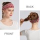 Fashion Headbands for Women 6 Pcs Wide Headband Yoga Sweatband Sports Head Bands Hair Accessories Band