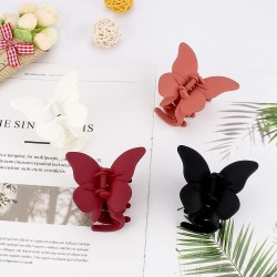 Butterfly Hair Clips, 4Pcs Claw Clips for Girls Women, Matte Hair Claws Butterflies Accessories Hair Clamps Jaw Clips
